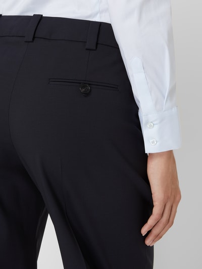 Windsor Spodnie materiałowe o kroju slim fit z mieszanki żywej wełny  Granatowy 3
