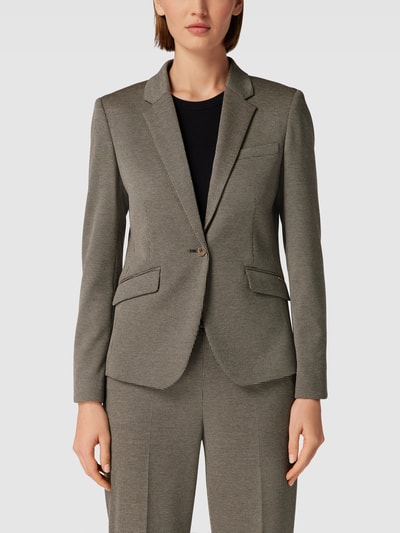 Cinque Blazer mit Allover-Muster Modell 'BOOMI' Taupe 4