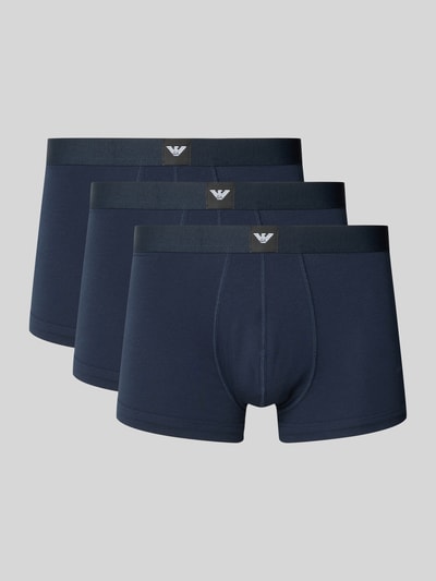 Emporio Armani Trunks mit elastischem Bund im 3er-Pack Dunkelblau 1