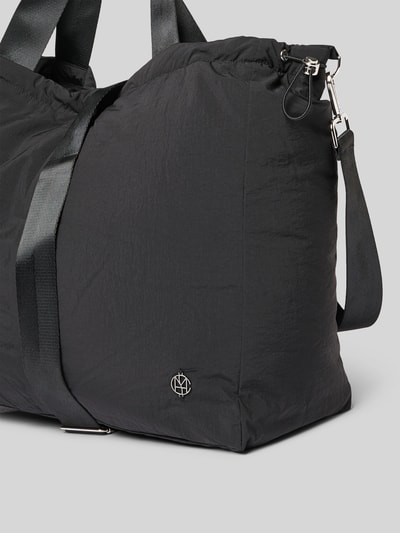 MSCH Copenhagen Torba shopper z detalem z logo i rączkami Czarny 3