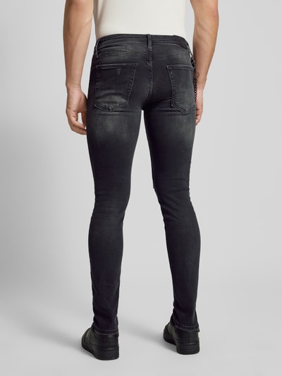 Antony Morato Tapered Fit Jeans im Destroyed-Look Black 5