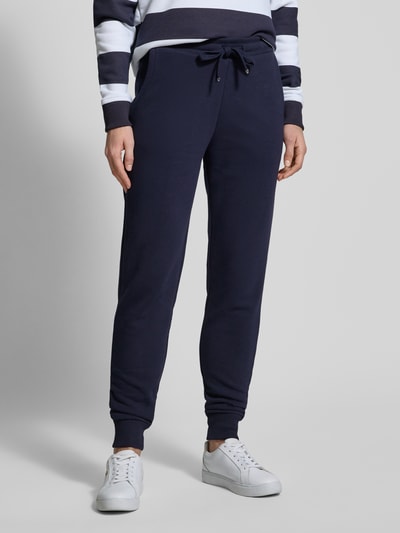 Christian Berg Woman Sweatpants aus Baumwoll-Mix Dunkelblau 4