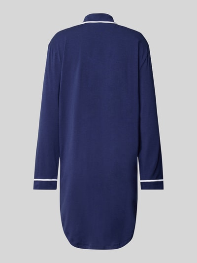 Polo Ralph Lauren Koszula nocna z wyhaftowanym logo i kieszenią na piersi Ciemnoniebieski 3