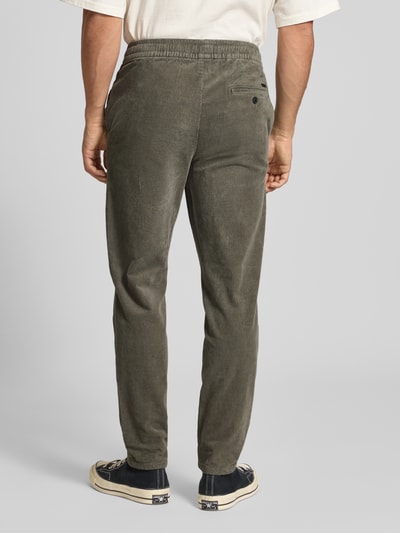 Only & Sons Spodnie sztruksowe o kroju tapered z mieszanki bawełny model ‘LINUS’ Trzcinowy 5