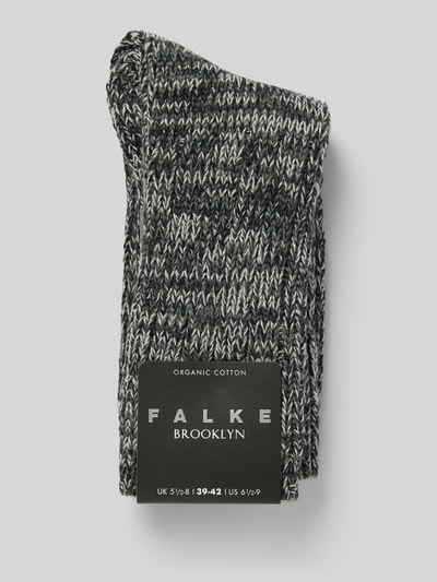 Falke Socken mit Strukturmuster Modell 'Brooklyn' Black 3