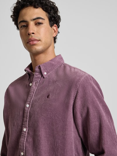 Carhartt Work In Progress Regular Fit Freizeithemd in Cord-Optik Modell 'Madison' Altrosa 3