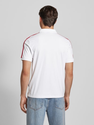 HECHTER PARIS Poloshirt mit Label-Print Weiss 5