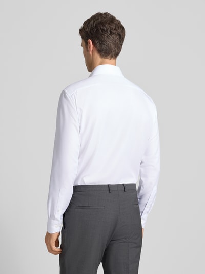 OLYMP Modern Fit Business-Hemd mit Knopfleiste Weiss 5