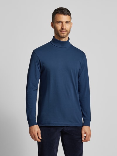 RAGMAN Longsleeve mit Rollkragen Jeansblau 4