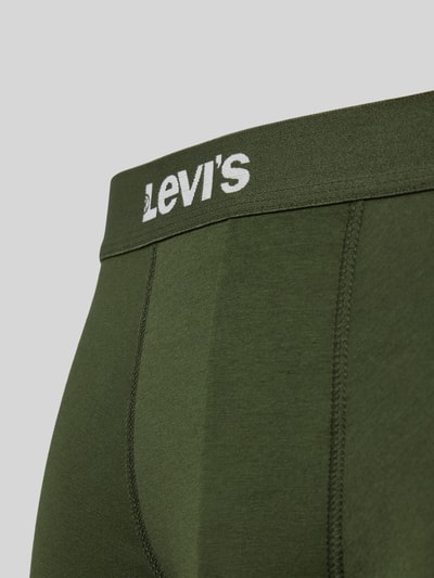 Levi's® Boxershort met elastische logoband in een set van 3 stuks Olijfgroen - 2