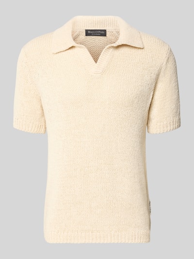 Marc O'Polo Regular Fit Strick-Shirt mit Polokragen Offwhite 2