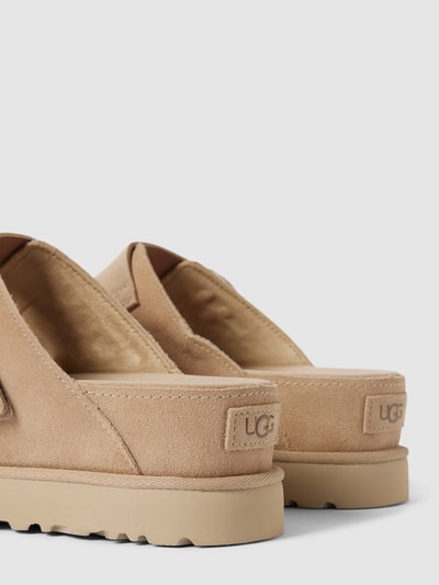 UGG Klapki ze skóry model ‘GOLDENSTAR’ Piaskowy 2