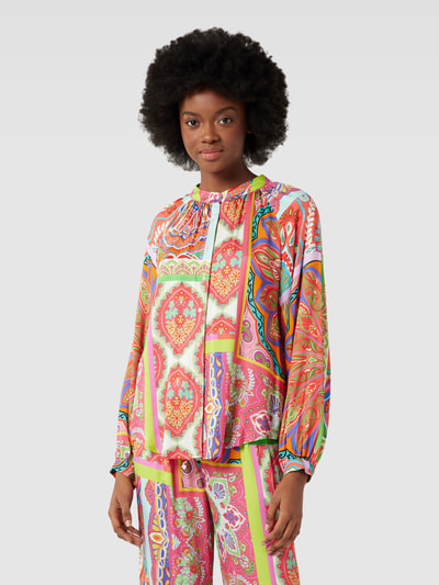 tonno & panna Blouse met paisleymotief, model 'Birteton' Felroze - 4