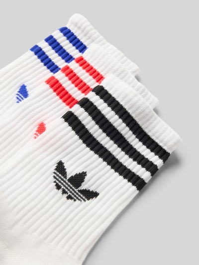 adidas Originals Skarpety z detalem z logo w zestawie 3 szt. Biały 2