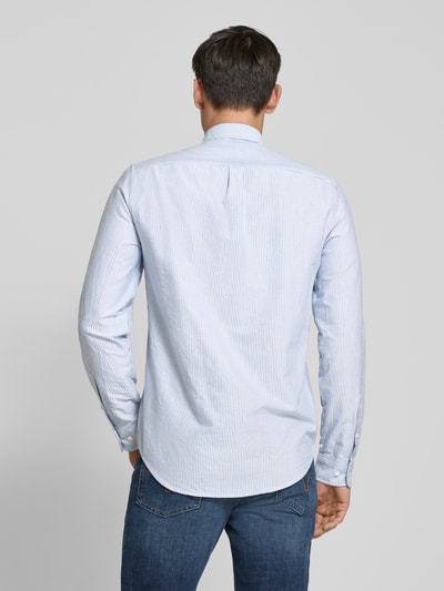 Samsøe & Samsøe Regular Fit Freizeithemd mit Button-Down-Kragen Modell 'SALIAM' Hellblau 5