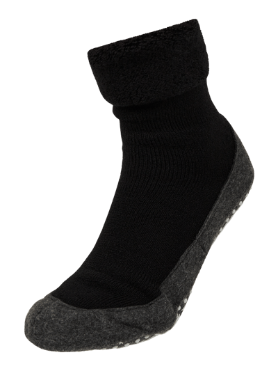 Falke Socken mit elastischem Rippenbündchen Modell 'COSYSHOES' Black 1