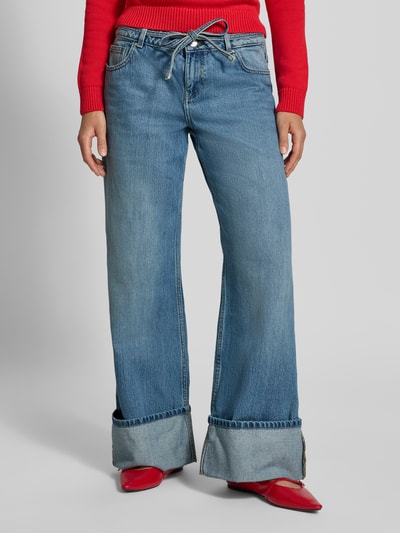 REVIEW Wide Fit Jeans aus reiner Baumwolle Blau 4