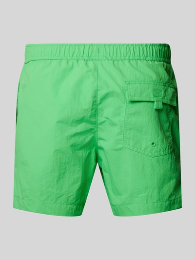 CHAMPION Regular Fit Badeshorts mit Label-Print Grass 3