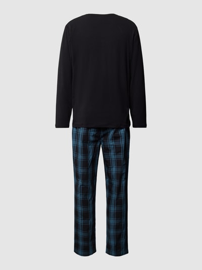 BOSS Pyjama mit Label-Print Black 3