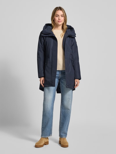 Didriksons Parka z kapturem model ‘ALANA’ Ciemnoniebieski 1