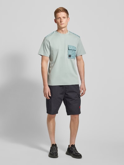 HUGO T-Shirt mit Label-Patch Modell 'Dabieno' Mint 1