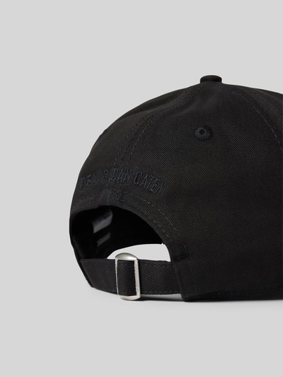 Dsquared2 Basecap mit Label-Stitching Black 4