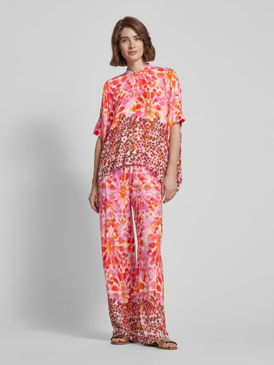 Emily Van den Bergh Bluse aus Viskose im Batik-Look Pink 1