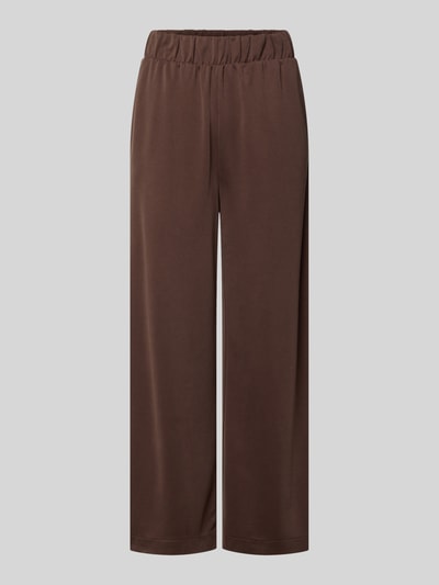 Jake*s Casual Recht broek van modalmix Donkerbruin - 2