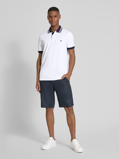 Christian Berg Men Regular fit poloshirt van puur katoen Wit - 1