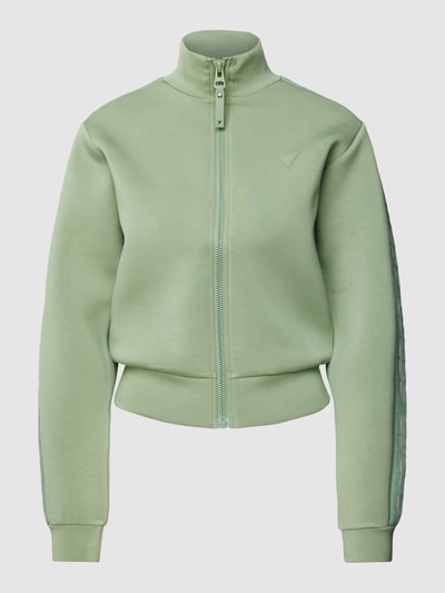 Guess Activewear Sweatjacke mit Galonstreifen Modell 'NEW ALLIE' Schilf 2