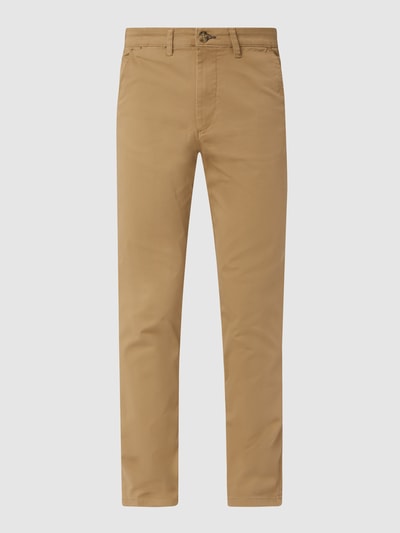 SELECTED HOMME Chinosy o kroju slim fit z bawełną ekologiczną model ‘Miles’ Camel 2