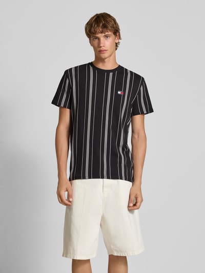 Tommy Jeans Regular Fit T-Shirt aus reine Baumwolle Black 4
