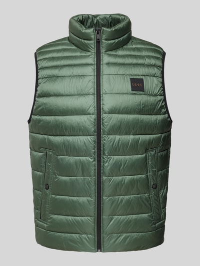 BOSS Orange Bodywarmer met labelbadge, model 'Odeno' Groen - 2