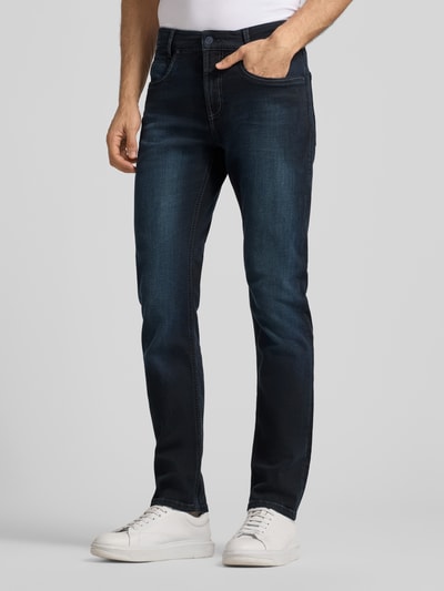 MAC regular fit jeans met steekzakken model 'ARNE PIPE' Marineblauw - 4