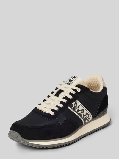 Napapijri Sneakers met labelpatches Zwart - 1