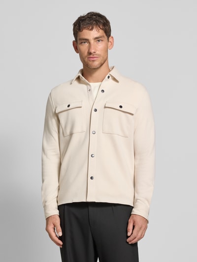 MCNEAL Hemdjacke mit Druckknopfleiste Sand 4