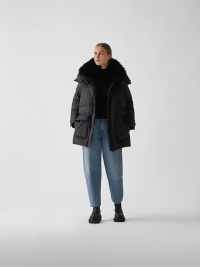 Army by Yves Salomon Daunenjacke mit Kapuze  Schwarz 1