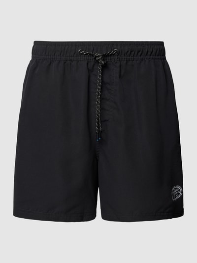 Jack & Jones Badehose mit elastischem Bund Modell 'STFIJI' Black 1