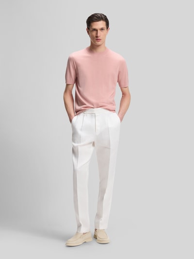 BOSS Regular Fit Pullover aus reiner Schurwolle Modell 'UMAURO' Rosa 1