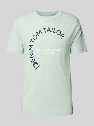 Tom Tailor Denim T-shirt z okrągłym dekoltem Miętowy 2