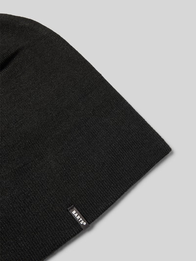 Barts Mütze mit Label-Detail Modell 'ECLIPSE' Black 2