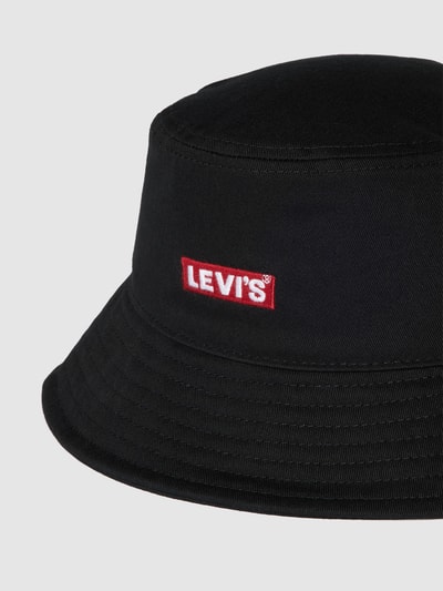 Levi's® Vissershoedje met labelstitching Zwart - 2