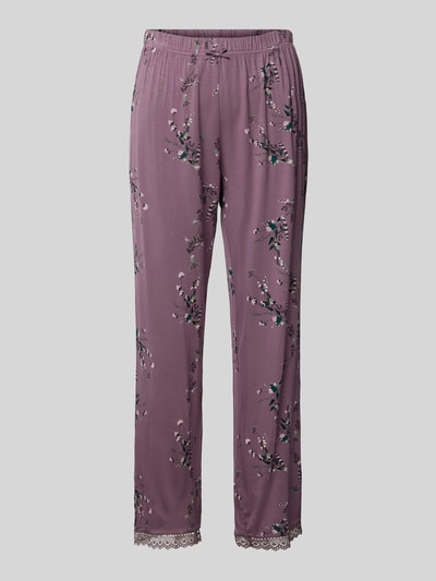 CCDK Copenhagen Pyjama-Hose mit Spitzenbesatz Modell 'Jasmin' Mauve 1