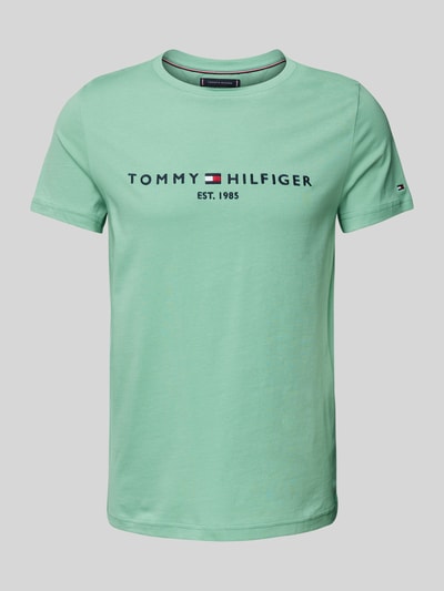 Tommy Hilfiger T-Shirt mit Label-Stitching Apfel 2