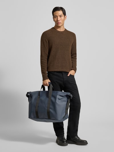 RAINS Weekendtas met logo, model 'Hilo' Marineblauw - 1