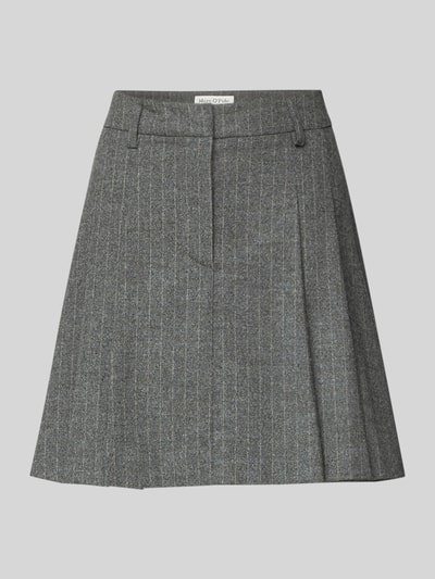 Marc O'Polo Ausgestellter Mini-Rock aus Woll-Mix Mittelgrau Melange 2