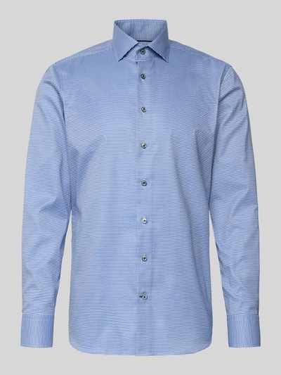 OLYMP SIGNATURE SLIM FIT Slim Fit Businesshemd mit Kentkragen Modell 'Savio' Bleu 2