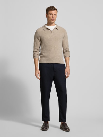 MCNEAL Stoffen broek met elastische band Marineblauw - 1