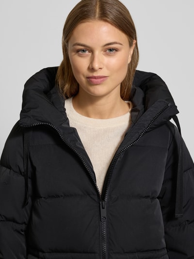 MSCH Copenhagen Gewatteerde lange jas met tweewegritssluiting, model 'Mola Pavinaria' Zwart - 3