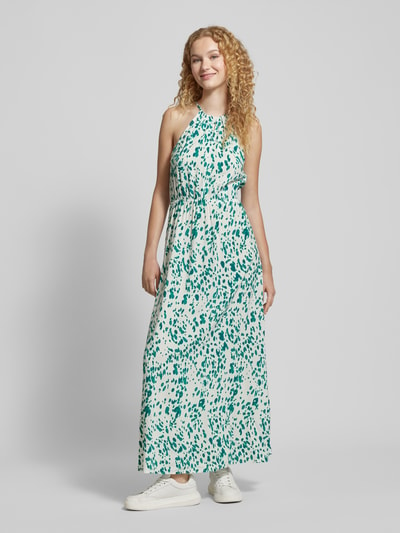 Tom Tailor Denim Maxi-jurk met all-over motief Wit - 4